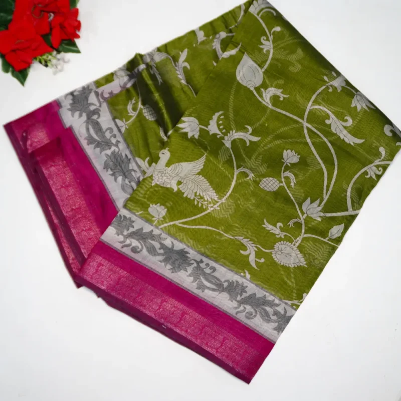 Fancy Maheswary Sarees -MB242(049) - Image 4