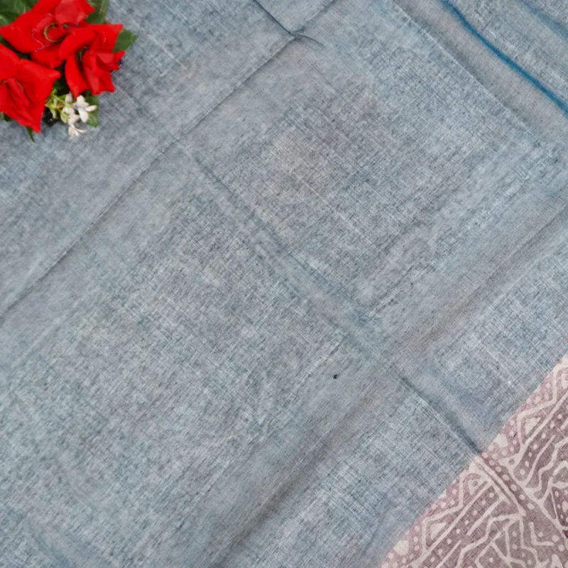 Small Designer Lenin Varli Print Sarees -MB239(053) - Image 2
