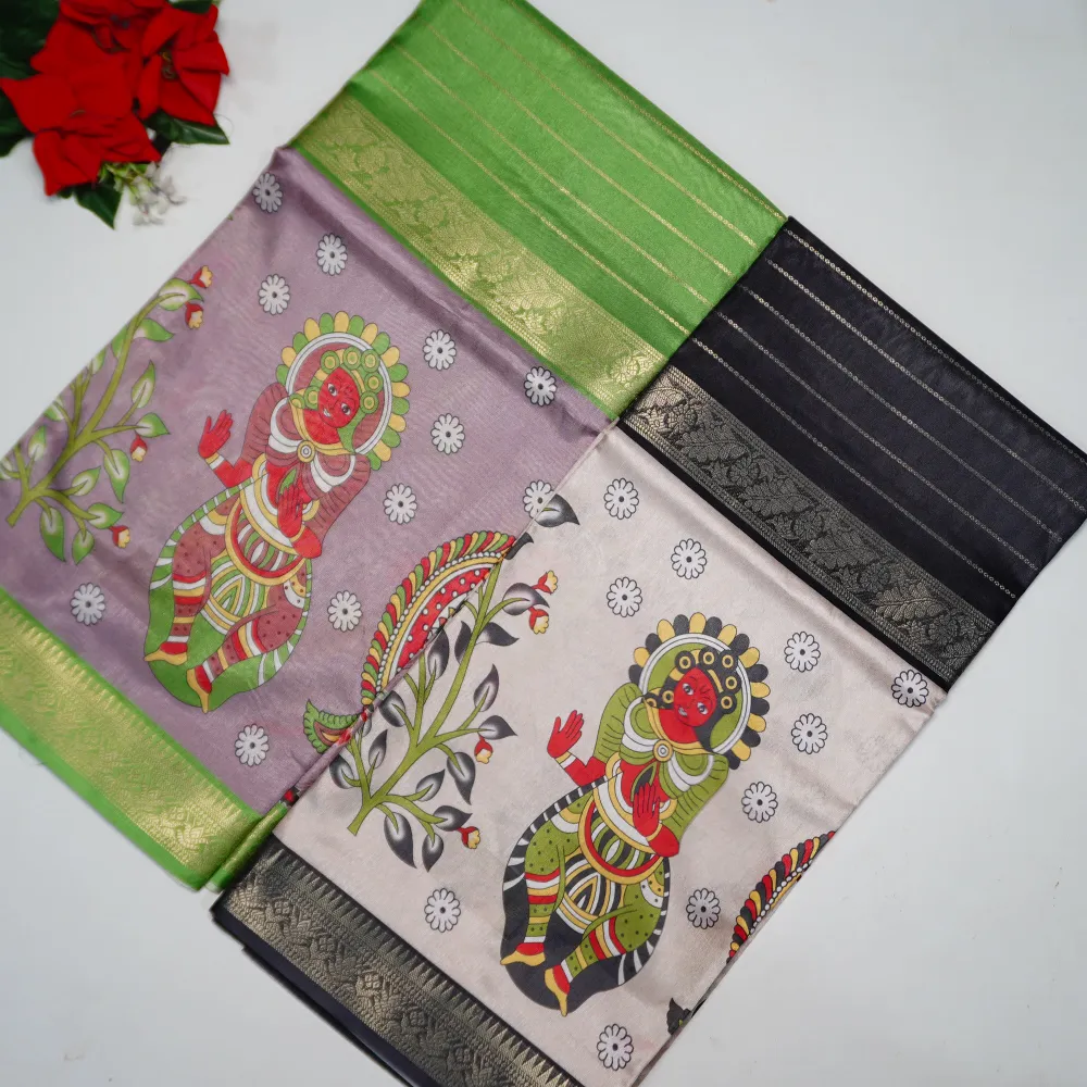 059 (6) Half And Half deasigner Sarees-MB059 - Image 1