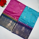 Gadwall Vintage Checks & Butties Sarees -MB062