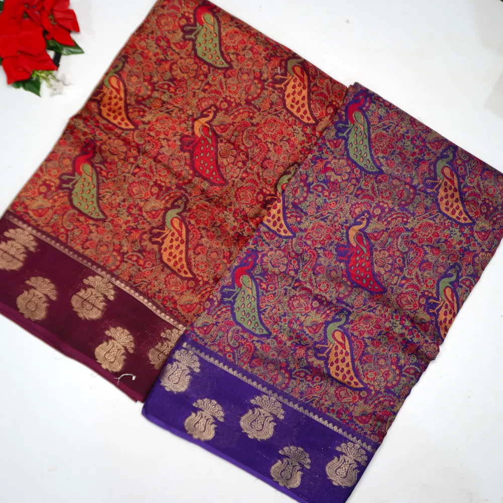065 (8) Kashmiri Designer Pattu -MB065 - Image 1