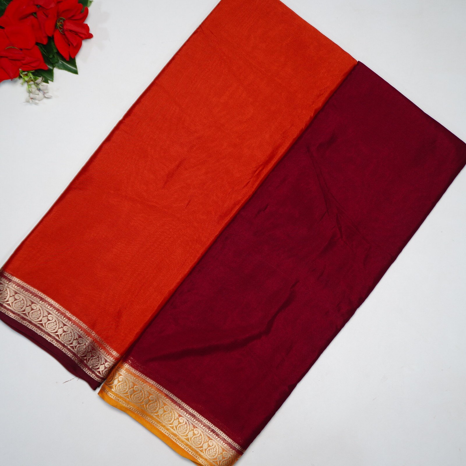 067 (11) MySoure Silk Small Border Sarees -MB067 - Image 1