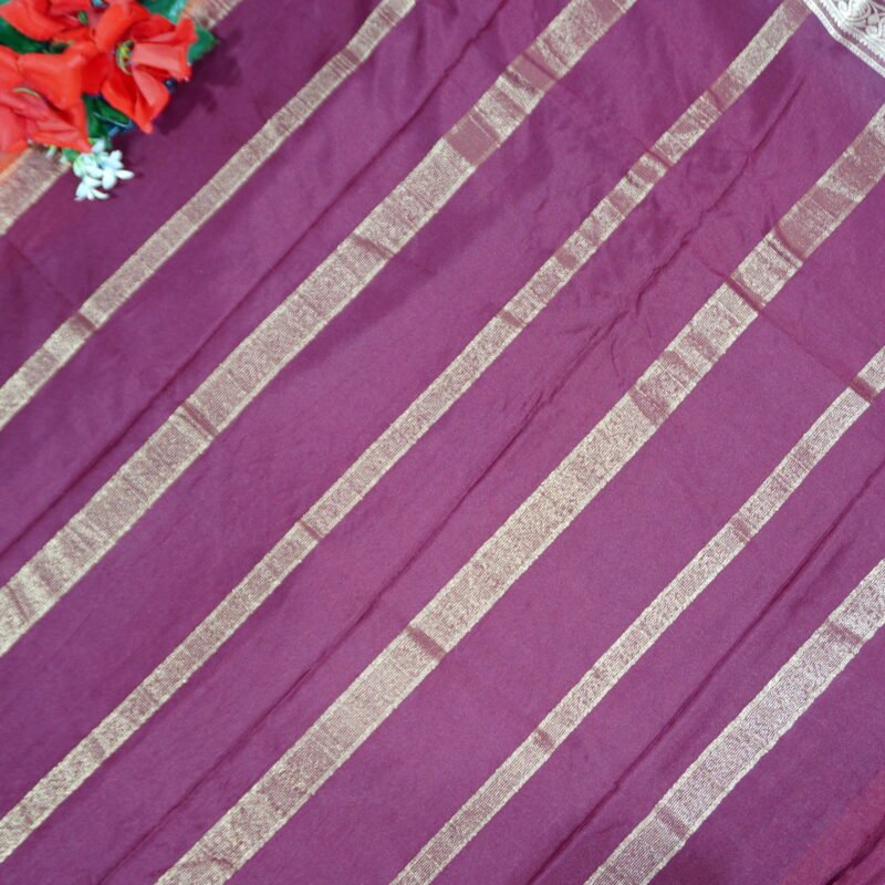MySoure Silk Small Border Sarees -MB235(067) - Image 3