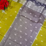 Light Weight Green Mango Sarees-MB069 - Image 2