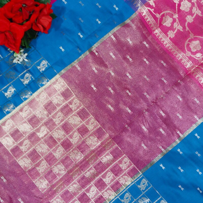 Light Weight Green Mango Sarees-MB508(070) - Image 3