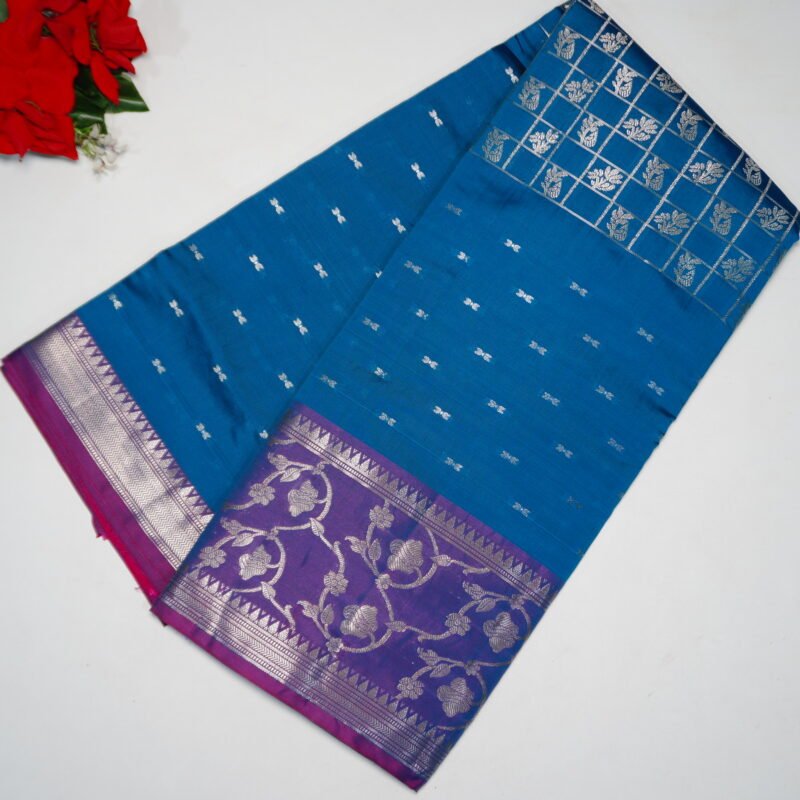 Light Weight Green Mango Sarees-MB508(070) - Image 4