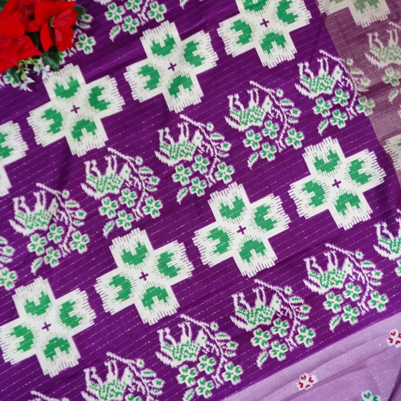 Dola Bandini Handloom Pochampalli Sarees-MB204-2(30-62) - Image 2