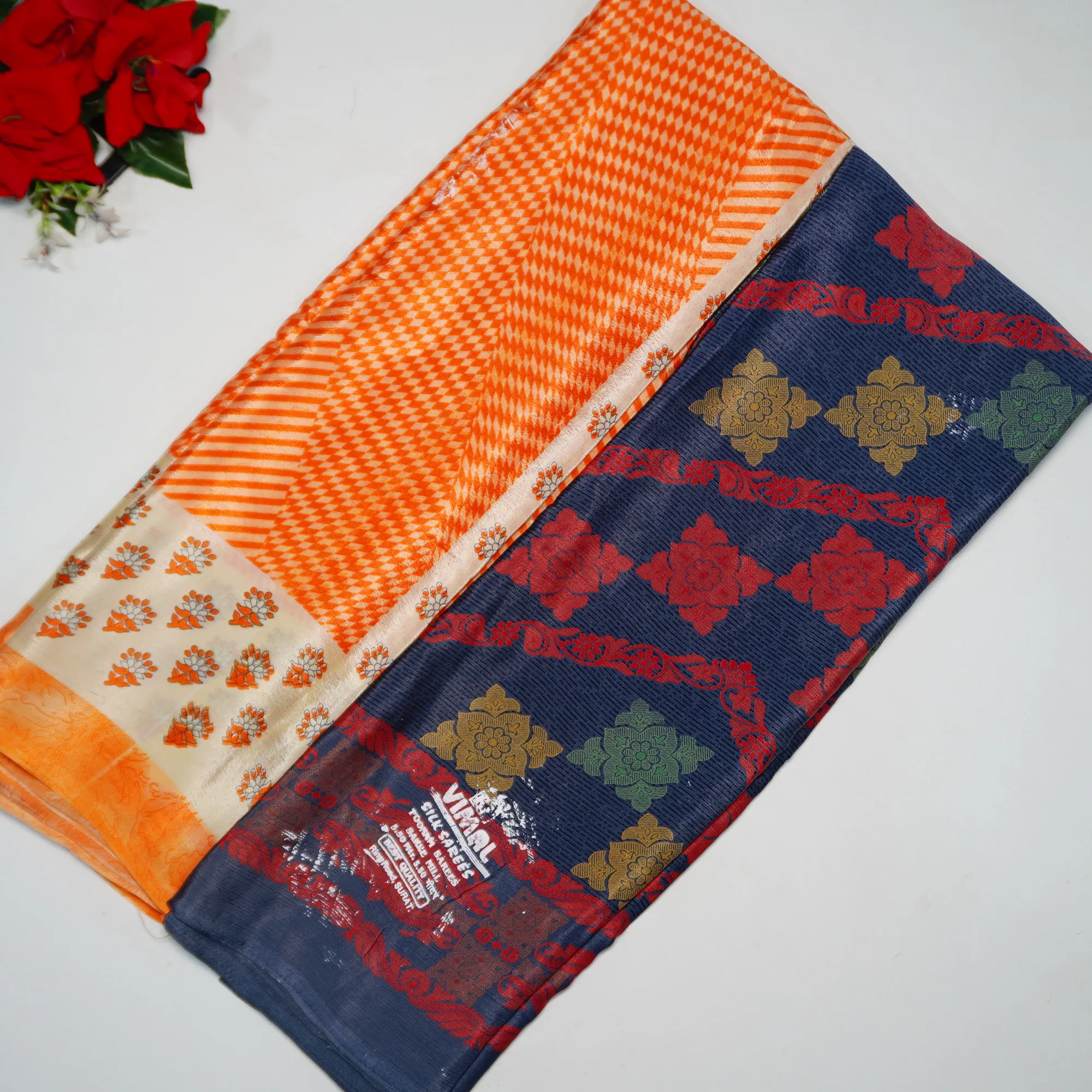 299 (63) Punam WithOut Blouse Sarees -MB299(46-82) - Image 1