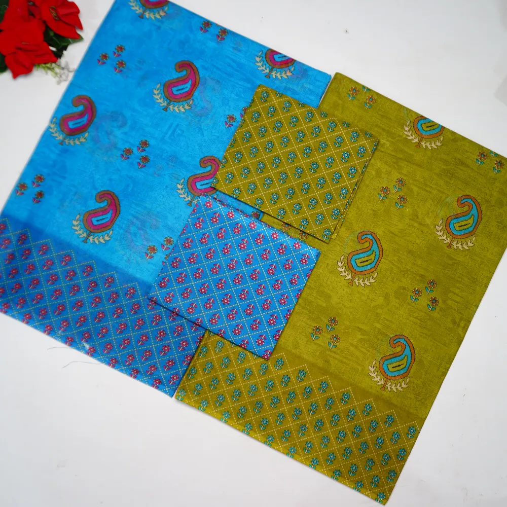 078 (7) Summer Special Cotton Sarees -MB078 - Image 1