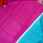 Handloom Dola Temple Border Sarees -MB079 - Image 2