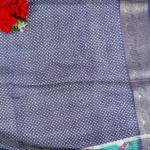 Dola Vintage Small Checks And Kalamkari Sarees-MB081 - Image 2