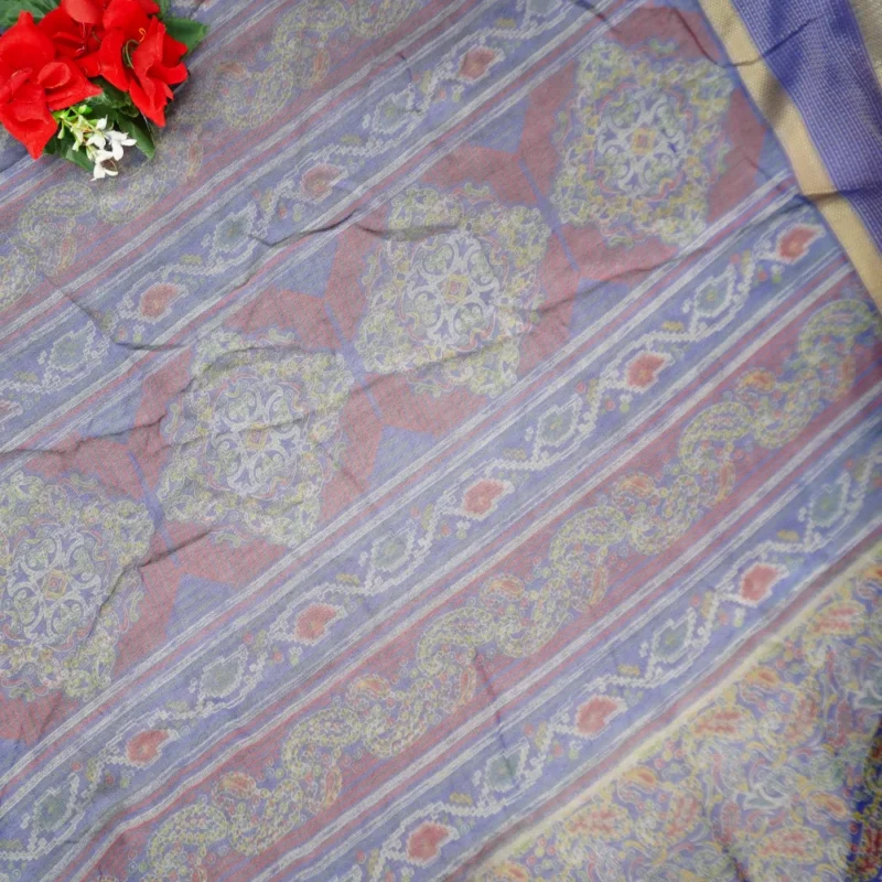 Kashmiri Designer Gap Boarder Sarees -MB228(085) - Image 3