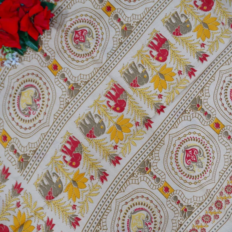 Heavy Dola Crushed Sarees -MB223(092) - Image 2
