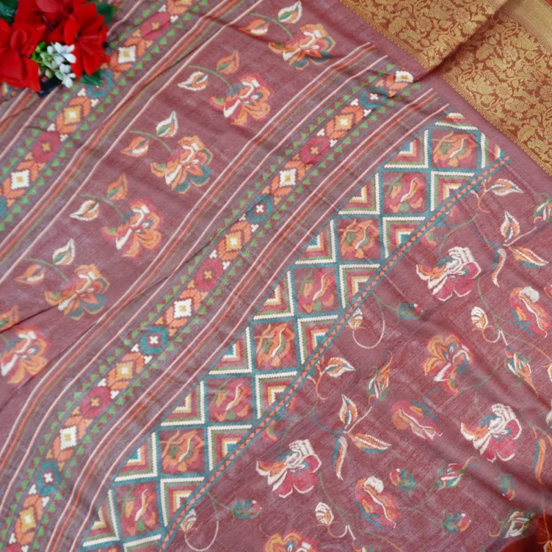 Mirzapur Silk With Kanchi Boarder -MB222(093) - Image 2