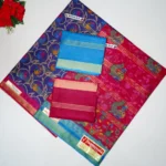 Kalamkari Zarry Cottton Sarees -MB104