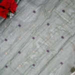 Slub cotton Embroidary Work Sarees -MB206 - Image 3