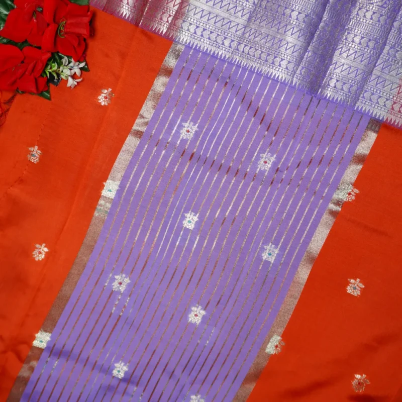 Green Mango Fancy Sarees -MB210 - Image 2
