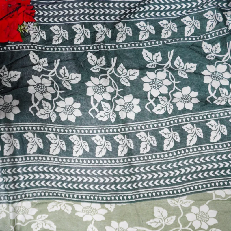 Dola Crushed Kalmkari Offer Sarees -MB211 - Image 3