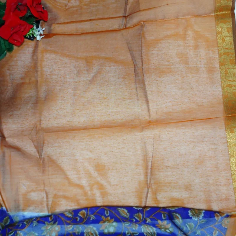 Maheswari Silk Replica Fancy Sarees -MB215 - Image 2