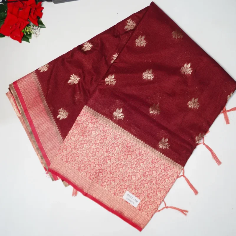 Pure Kasturi Silk Sarees -MB504 - Image 4