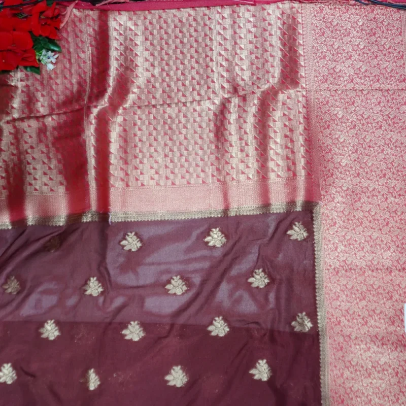 Pure Kasturi Silk Sarees -MB504 - Image 3