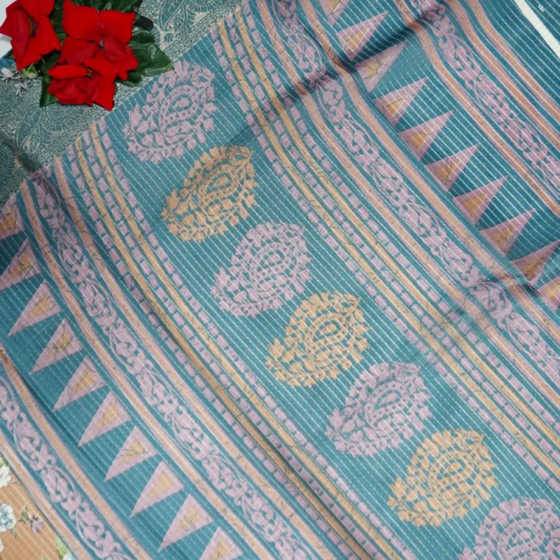 Dola Checks Sarees -MB221 - Image 2