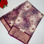 Dola Georget Cheks Sarees -MB248 - Image 4