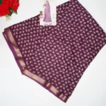 Olive Kalanjali Georget Sarees -MB257 - Image 4