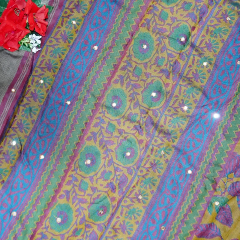 Siddhanth Masleen Cotton Sarees -MB258 - Image 2