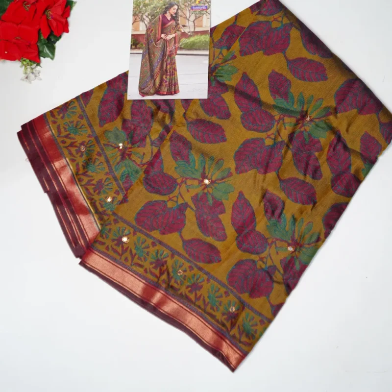 Siddhanth Masleen Cotton Sarees -MB258 - Image 4