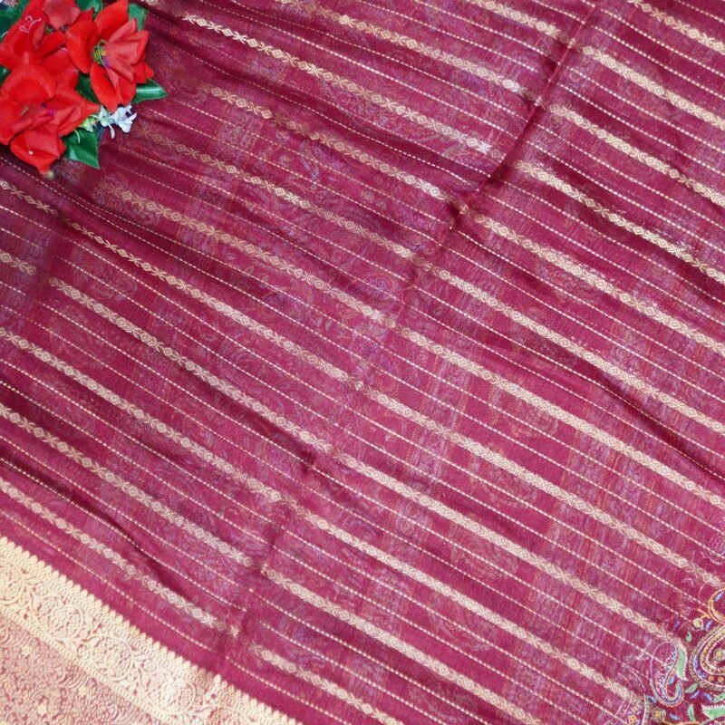 Kashmiri Designer Sarees -MB261 - Image 2
