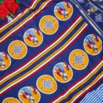Gadwal Silk Rangoli Boarder Sarees -MB264 - Image 3