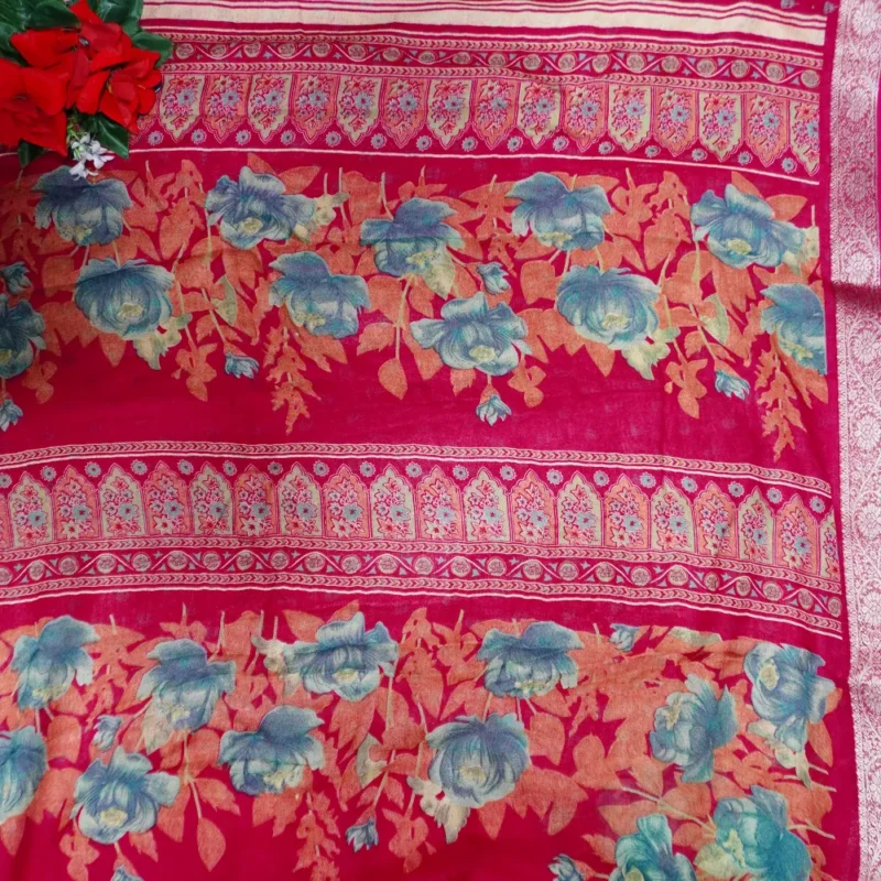 Premium Toxic Georget Sarees -MB265 - Image 2
