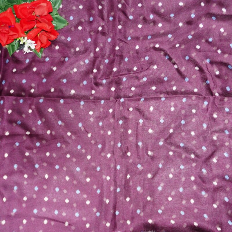 Floral Mashroom Georgette -MB346 - Image 2