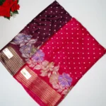 Floral Mashroom Georgette -MB346