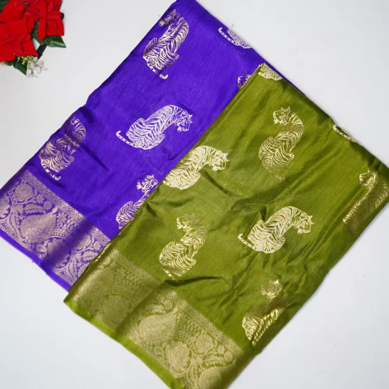 Tiger Silk With heavy Dola -MB347 - Image 4