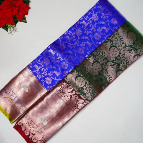 Semi Kanchi Pattu Sarees -MB502