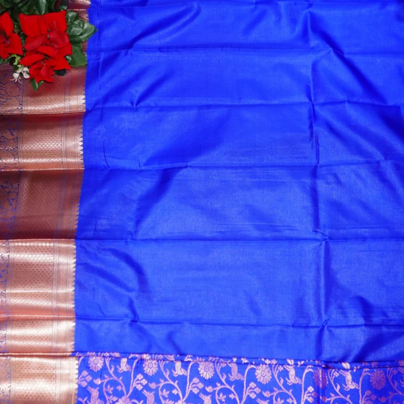 Semi Kanchi Pattu Sarees -MB502 - Image 3