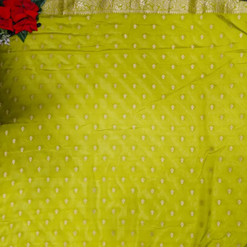 Khadi Georgette Pythani Sarees -MB514 - Image 2