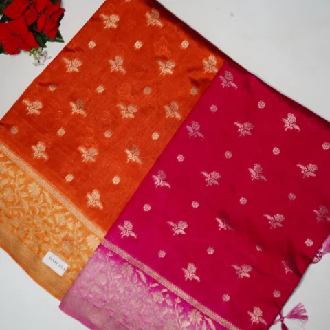 Fancy Raw Mango Sarees -MB524