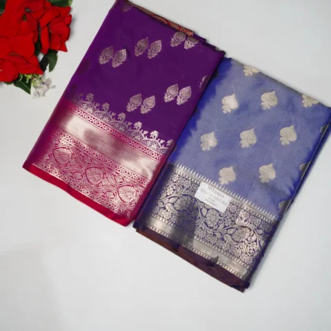 Soft  Kanchi pattu Sarees -MB526