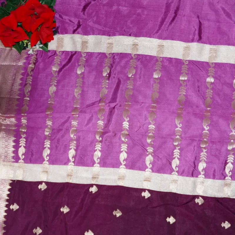 Semi Raw Mango Sarees -MB527 - Image 4