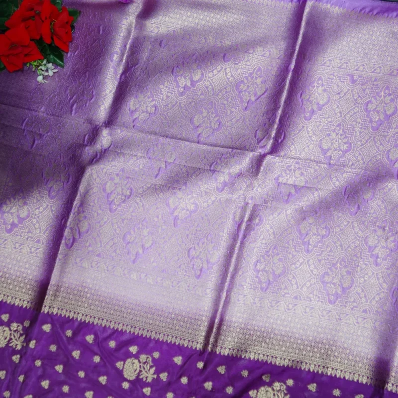 Fancy Raw Mango Sarees -MB536 - Image 4