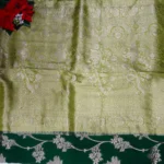 Premium Khaddi Gergette Sarees -MB566 - Image 3