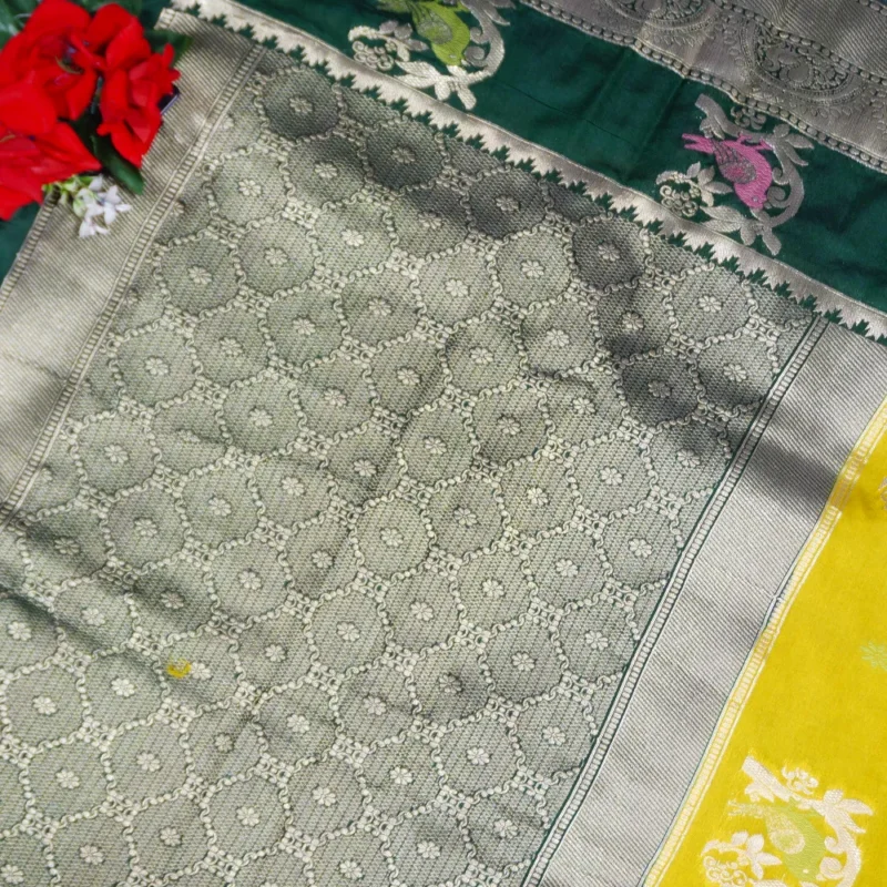 Raw Mango Party Ware Pattu Sarees-MB507(610) - Image 3