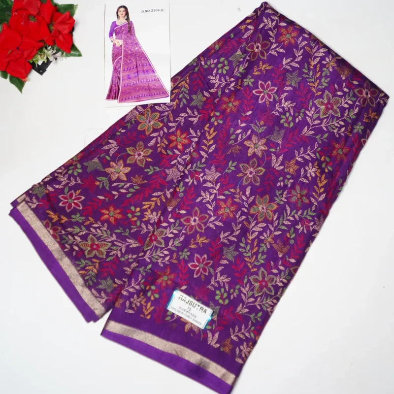 Kalanjali Silk Special (Megentha)-MB780 - Image 2