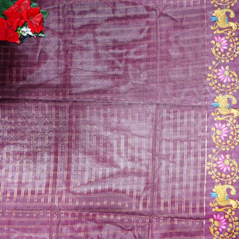 Tanya Silk Cheeks Sarees -MB785 - Image 3