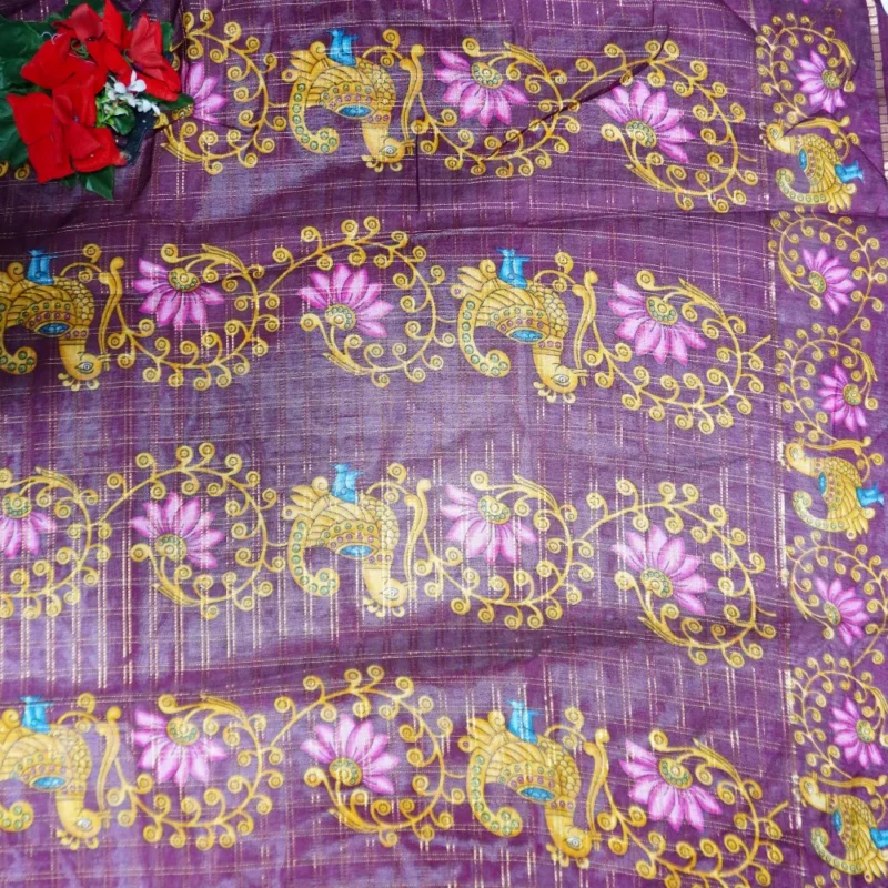 Tanya Silk Cheeks Sarees -MB785 - Image 4