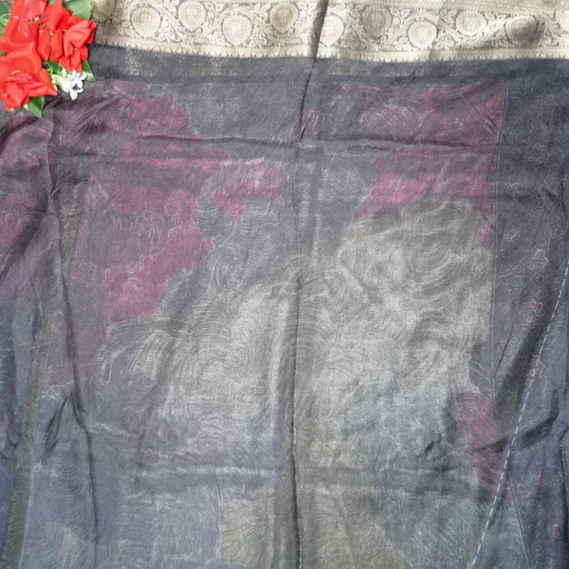 Mashrume Georget Sarees -MB787 - Image 3