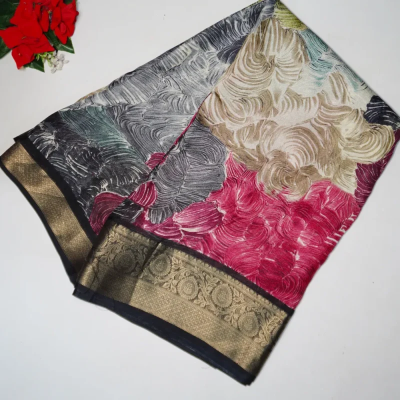 Mashrume Georget Sarees -MB787 - Image 2